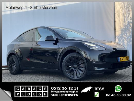Tesla Model Y Long Range AWD 75 kWh FSD Leer Pano.dak 360&deg; Black Warmtepomp