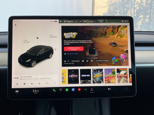 Tesla Model Y Long Range AWD 75 kWh FSD Leer Pano.dak 360&deg; Black Warmtepomp ActivLease financial lease