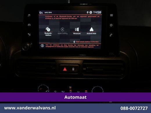 Citroën Berlingo 1.5 BlueHDI 131pk Automaat L1H1 Euro6 Airco | 3-Zits | Apple Carplay | Android Auto Cruisecontrol... ActivLease financial lease