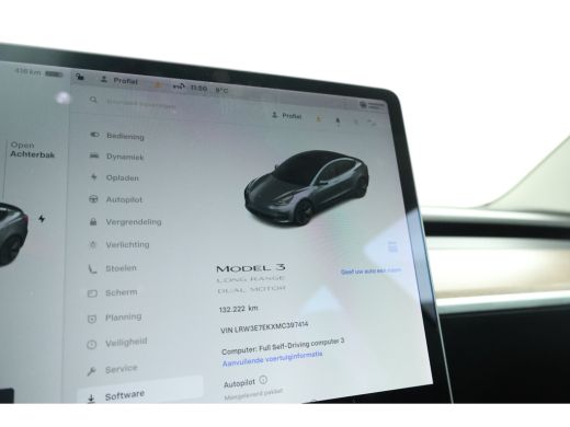 Tesla Model 3 Long Range AWD 75 kWh Leer, climate, autopilot ActivLease financial lease