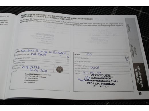 Fiat 500 1.0 Hybrid Lounge | Carplay | DAB | Cruise | Airco | Centrale Vergrendeling | | Carplay | DAB | C... ActivLease financial lease