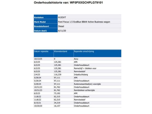 Ford Focus 1.5D 120PK Euro6 Active Business / Trekhaak / Navigatie / Airco / Pdc.V+A / Xenon / B&O Radio mul... ActivLease financial lease