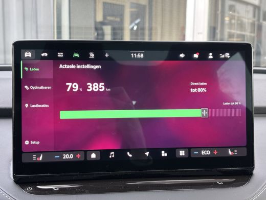 Skoda Enyaq Coupe 85 Sportline 77kWh 286pk | 21" LM velgen | Matrix LED | Panoramadak ActivLease financial lease