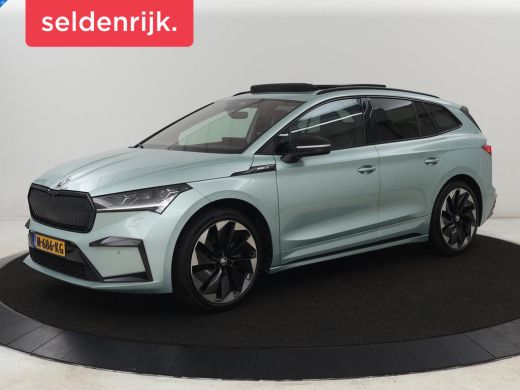 Skoda Enyaq iV 80 Sportline | Panoramadak | Head-Up | Stoelverwarming | Adaptive cruise | 360 Camera | Leder/Alc...