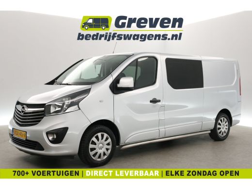 Opel Vivaro 1.6 CDTI L2H1 | Euro6 | Dubbele Cabine | Airco | Cruise | Trekh. | Navi | Sidebars | Parkeersens.