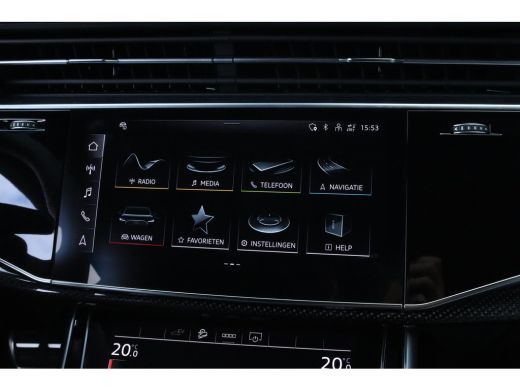 Audi Q8 60 TFSI e quattro Pro Line S Competition Carbon | Trekhaak | Pano | ACC | Valcona Leder | Luchtve... ActivLease financial lease