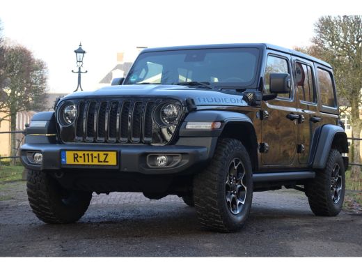 Jeep Wrangler Unlimited 4xe 380 Rubicon | TREKHAAK | VOOR + ACHTERCAMERA | DEALER OH! | BTW AUTO! | GEEN GRIJS ... ActivLease financial lease