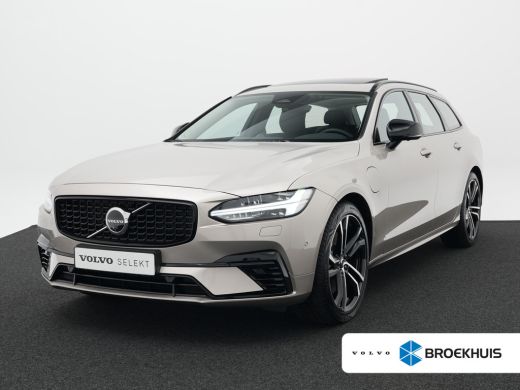 Volvo  V90 T8 AWD Ultra Executive Edition Dark Luchtvering | Bowers & Wilkins | Trekhaak | Massage | 360&deg; Ca...