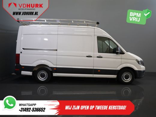 Volkswagen Crafter 2.0 TDI 180 pk L3H3 270Gr. Deuren/ Gev. Stoel/ Imperiaal/ Standkachel/ Carplay/ Cruise/ Trekhaak ActivLease financial lease