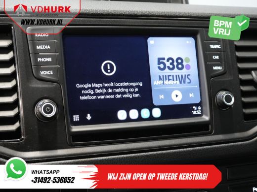 Volkswagen Crafter 2.0 TDI 180 pk L3H3 270Gr. Deuren/ Gev. Stoel/ Imperiaal/ Standkachel/ Carplay/ Cruise/ Trekhaak ActivLease financial lease