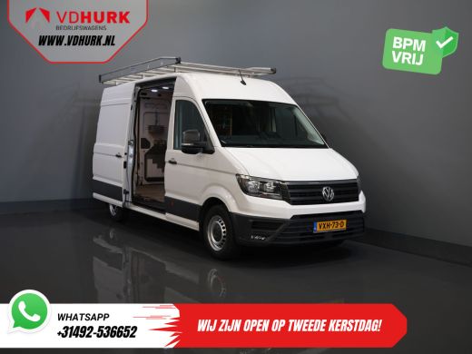 Volkswagen Crafter 2.0 TDI 180 pk L3H3 270Gr. Deuren/ Gev. Stoel/ Imperiaal/ Standkachel/ Carplay/ Cruise/ Trekhaak ActivLease financial lease