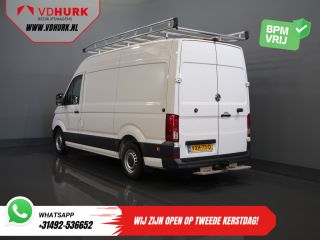 Volkswagen Crafter 2.0 TDI 180 pk L3H3 270Gr. Deuren/ Gev. Stoel/ Imperiaal/ Standkachel/ Carplay/ Cruise/ Trekhaak