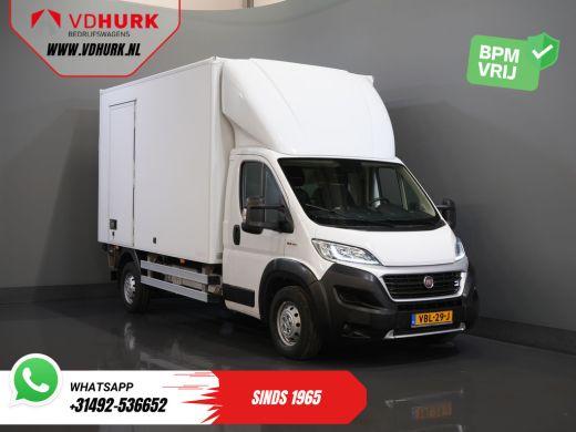 Fiat Ducato 2.3 MJ 150 pk Bakwagen 377x220x222 Laadklep/ Zijdeur/ Spoiler/ Tacho/ Gev.Stoel/ Camera/ Climate/...