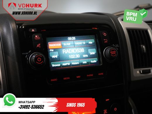 Fiat Ducato 2.3 MJ 150 pk Bakwagen 377x220x222 Laadklep/ Zijdeur/ Spoiler/ Tacho/ Gev.Stoel/ Camera/ Climate/... ActivLease financial lease