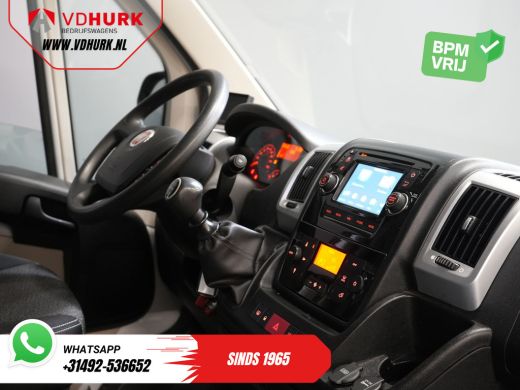 Fiat Ducato 2.3 MJ 150 pk Bakwagen 377x220x222 Laadklep/ Zijdeur/ Spoiler/ Tacho/ Gev.Stoel/ Camera/ Climate/... ActivLease financial lease