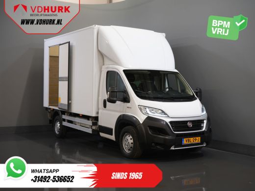 Fiat Ducato 2.3 MJ 150 pk Bakwagen 377x220x222 Laadklep/ Zijdeur/ Spoiler/ Tacho/ Gev.Stoel/ Camera/ Climate/... ActivLease financial lease
