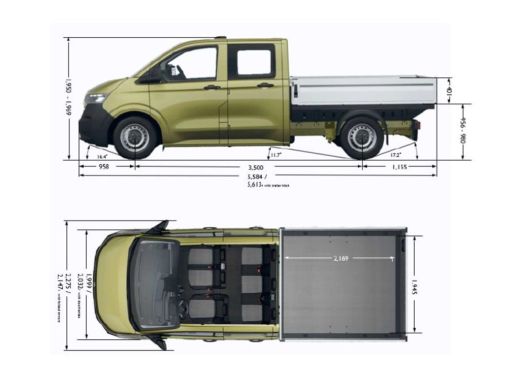 Volkswagen e-Transporter 34 218 pk AUT. Pick-Up Dubbele Cabine, Alarm, Climatronic. All Season banden ActivLease financial lease