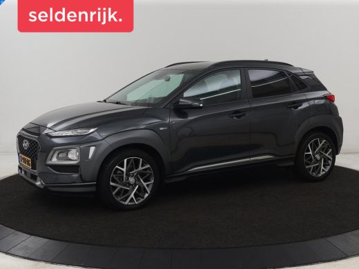 Hyundai Kona 1.6 GDI HEV Premium | Leder | Stoelventilatie | Adaptive cruise | Head-Up | Carplay | Camera | Ac...