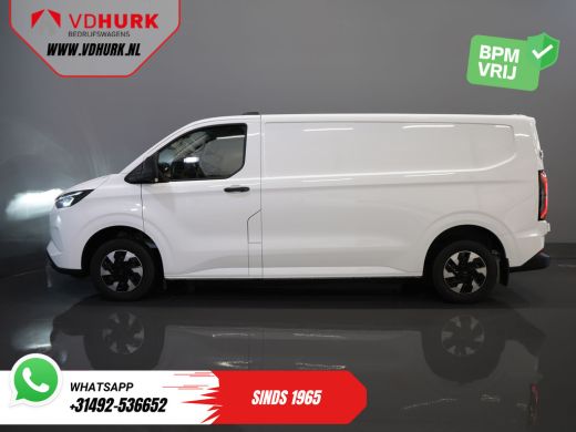 Ford E-Transit Custom Trend L2 65 kWh 330 km WLTP Garantie t/m 2030/ LED/ Snellader/ 2.3t Trekverm./ Stuurverw./ Stoelv... ActivLease financial lease