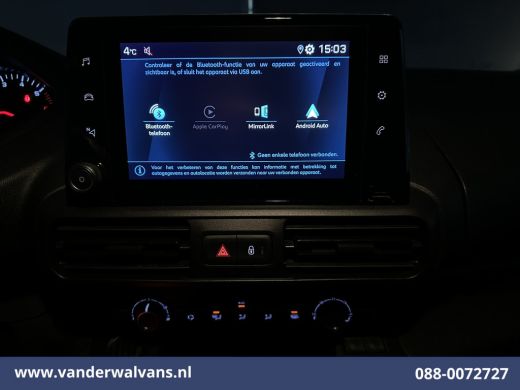 Peugeot Partner 1.5 BlueHDI 102pk L1H1 Euro6 Airco | Imperiaal | Apple Carplay | Cruisecontrol | Trekhaak Android... ActivLease financial lease
