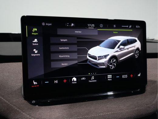 Skoda Enyaq iV Enyaq 80 204pk First Edition Panorama Wegkl. trekhaak Navigatie Stoel/Stuurverwarming 244 ActivLease financial lease