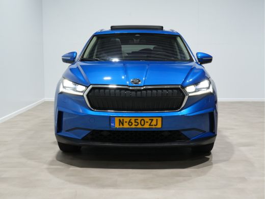 Skoda Enyaq iV Enyaq 80 204pk First Edition Panorama Wegkl. trekhaak Navigatie Stoel/Stuurverwarming 244 ActivLease financial lease