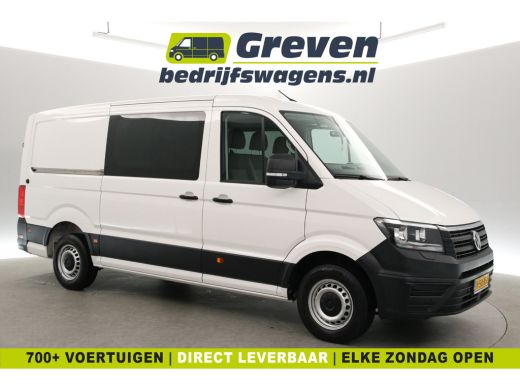 Volkswagen Crafter 2.0 TDI 177PK L3H2 | DC | 6-Zits | 3000kg Trekgew. | Trekh. | Airco | Cruise | Carplay | Parkeers...