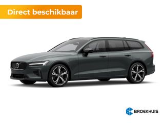 Volvo  V60 2.0 T8 Plug-in hybrid AWD Ultra Dark | Elektrisch glazen panorama-dak | Extra getint glas | Head-...
