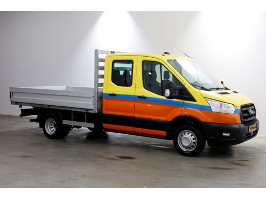 Ford Transit 350 2.0 TDCI 130pk D.C. Trend Open Laadbak Trekhaak 3000kg 08-2022 ActivLease financial lease