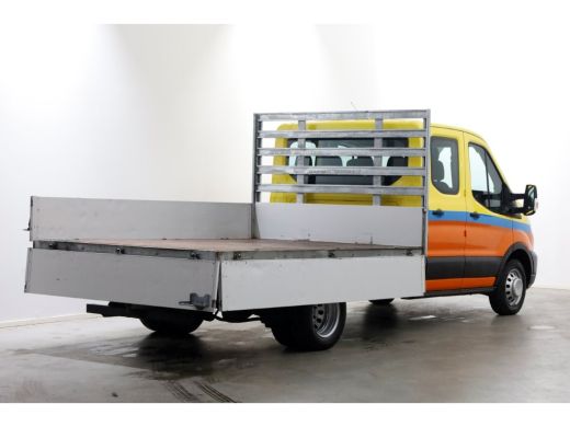 Ford Transit 350 2.0 TDCI 130pk D.C. Trend Open Laadbak Trekhaak 3000kg 08-2022 ActivLease financial lease