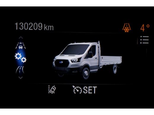 Ford Transit 350 2.0 TDCI 130pk D.C. Trend Open Laadbak Trekhaak 3000kg 08-2022 ActivLease financial lease