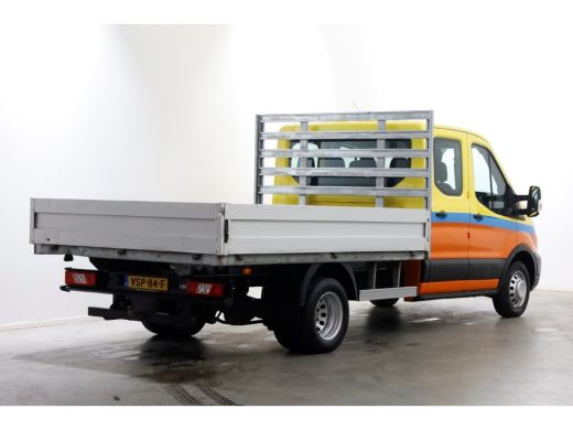 Ford Transit 350 2.0 TDCI 130pk D.C. Trend Open Laadbak Trekhaak 3000kg 08-2022 ActivLease financial lease