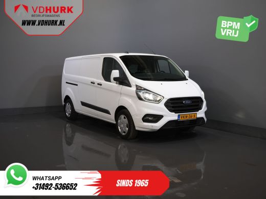 Ford Transit Custom 2.0 TDCI 130 pk L2 Carplay/ 2.8t Trekverm./ Stoelverw./ Airco/ Navi/ Camera/ Cruise/ PDC