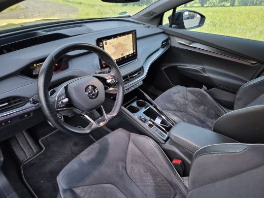 Skoda Enyaq iV 80 Sportline soh 93% Stoelverw Warmptepomp Virtual Cam Carplay ActivLease financial lease