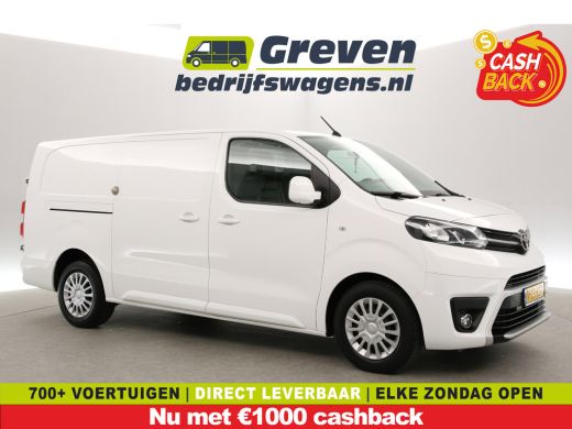 Toyota ProAce 2.0 D-4D L3H1 | Euro6 | Airco | Cruise | 3-Zits | 2xSchuifdeur | Parkeersens.