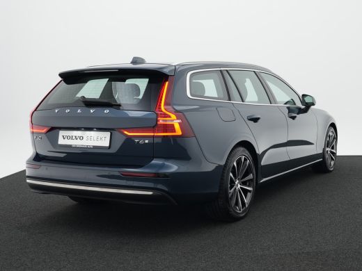 Volvo  V60 T6 Recharge AWD Essential Bright | Leder | Trekhaak | BLIS | Adaptive Cruise | Pilot Assist | Cli... ActivLease financial lease