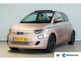 Fiat 500C La Prima 42 kWh | Stoelverwarming | Camera | Navigatie | Parkeersensoren | Keyless Entry & Start ...