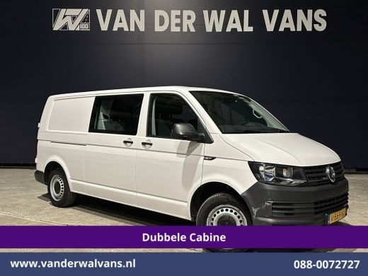 Volkswagen Transporter 2.0 TDI 150pk L2H1 Dubbele cabine Euro6 Airco | 6-Zits | 2500kg Trekhaak | Navigatie | Cruisecont...