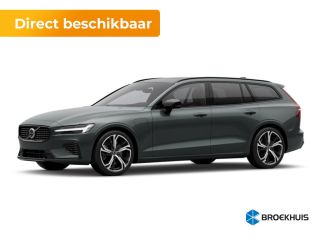 Volvo  V60 2.0 T6 Plug-in hybrid AWD Ultra Dark | Elektrisch glazen panorama-dak | Extra getint glas | Head-...