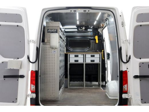 Volkswagen Crafter 35 2.0 TDI 140pk L3H3 (L2H2) Airco/Inrichting/230V/Standkachel 11-2021 ActivLease financial lease