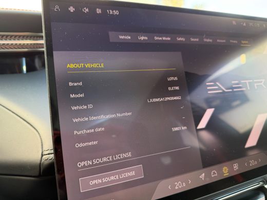 Lotus Eletre EDS 450 4WD 112 kWh Carbon-Glazen dak-22"-Trekhaak ActivLease financial lease