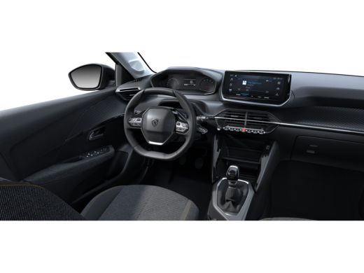 Peugeot 208 Style | Dashboard en deurpanelen in kunststof met carboneffect | Ecoled koplampen | Elektrisch ve... ActivLease financial lease