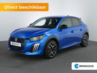 Peugeot 208 GT | Armsteunen op de voorportieren bekleed met kunstleder met groen sierstiksel (GT-Line) | Clim...
