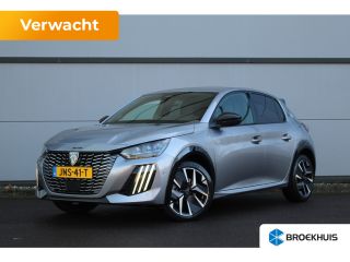 Peugeot 208 GT | Armsteunen op de voorportieren bekleed met kunstleder met groen sierstiksel (GT-Line) | Clim...