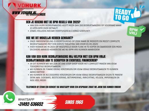 Volkswagen Crafter (Fiat Ducato) 2.2 MJ 180 pk Aut. L3H2 DC Dubbel Cabine BPM VRIJ! 6 Pers./ 2x Schuifdeur/ Climate/... ActivLease financial lease