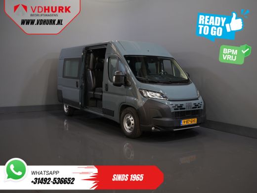 Volkswagen Crafter (Fiat Ducato) 2.2 MJ 180 pk Aut. L3H2 DC Dubbel Cabine BPM VRIJ! 6 Pers./ 2x Schuifdeur/ Climate/... ActivLease financial lease