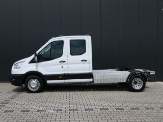 Ford Transit 470 2.0 TDCI L3H1 DC Trend RWD | DC | Trekker | Luchtremmen | 4650kg Trekgewicht | 5 Persoons | 1...