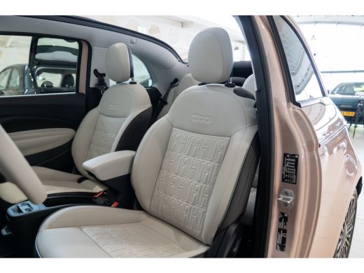 Fiat 500C La Prima 42 kWh | Lederen Bekleding | Camera | Climate Controle | Navigatie | Apple Carplay & And... ActivLease financial lease