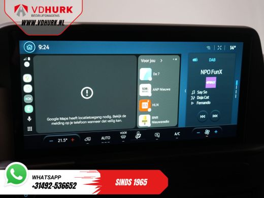 Ford E-Transit Custom 65 kWh L2 330 km WLTP 2x Schuifdeur/ Standkachel/ Snellader/ 2.3t Trekverm./ Carplay/ Climate/ Ca... ActivLease financial lease