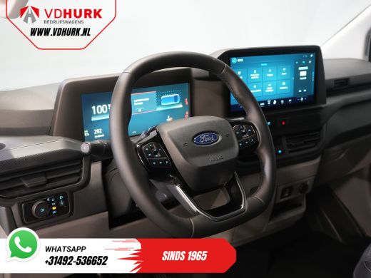 Ford E-Transit Custom 65 kWh L2 330 km WLTP LED/ Standkachel/ Snellader/ 2.3t Trekverm./ Carplay/ Climate/ Camera/ PDC/... ActivLease financial lease